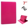 Funda COOL Ebook / Tablet 7 pulg Polipiel Rosa Giratoria 1