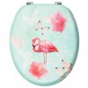 Assentos sanita com tampas 2 pcs MDF design flamingo 5