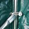 Carpa garaje de almacenamiento PVC verde 2.4x2.4 m 3