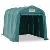 Carpa garaje de almacenamiento PVC verde 2.4x3.6 m 2