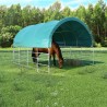 Carpa para ganado PVC 3.7x3.7 m verde 1