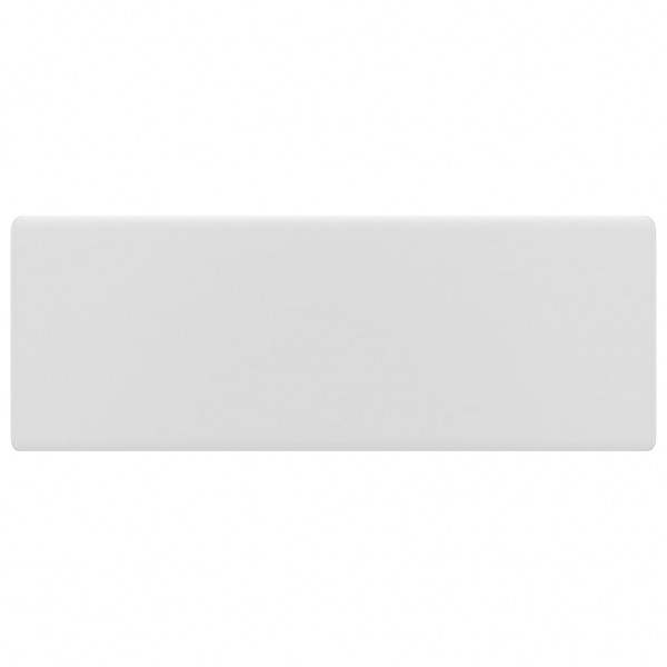 Lavatório luxuoso quadrado 41x41 cm cerâmica branco mate M 3