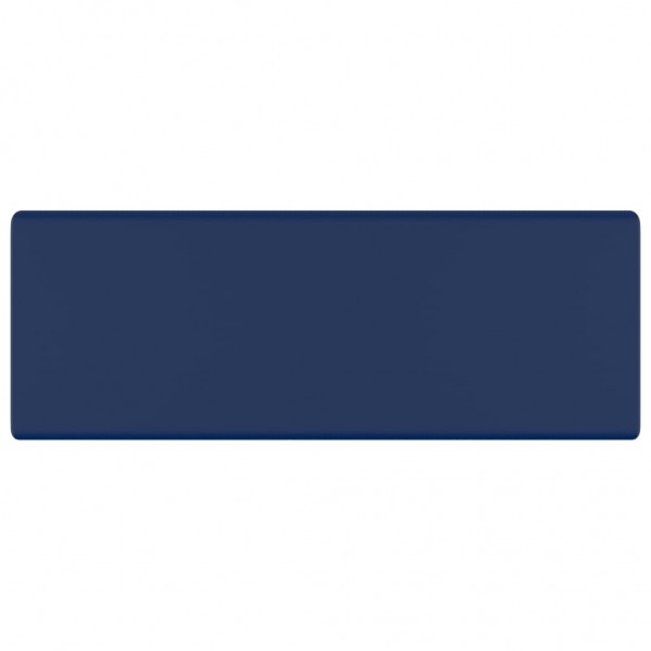 Lavatório luxuoso quadrado 41x41 cm cerâmica azul-escuro mate M 3