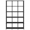 Unidade de prateleiras 15 cubos 103x30x175.5 cm tecido preto 3