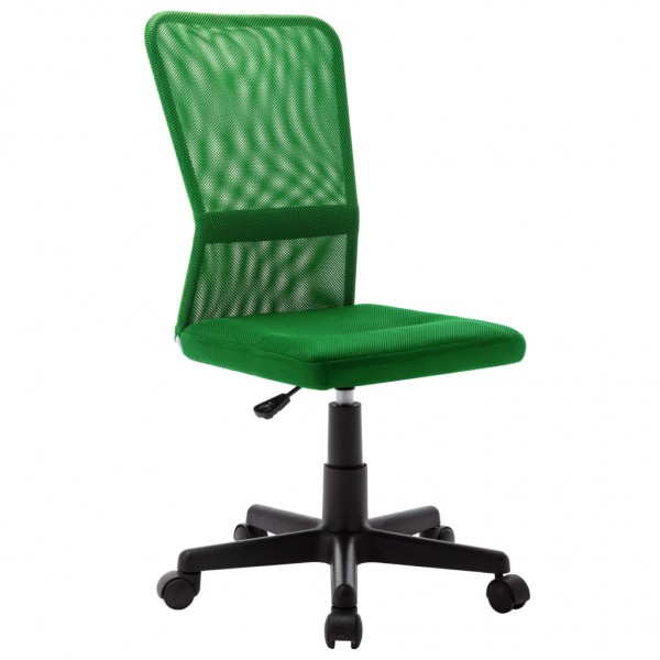 Silla de oficina de tela de malla verde 44x52x100 cm D