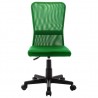 Silla de oficina de tela de malla verde 44x52x100 cm 2