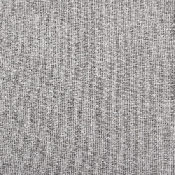 Cortina opaca con ojales look de lino gris 290x245 cm M 3