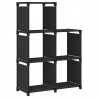 Unidade de prateleiras 5 cubos 103x30x72.5 cm tecido preto 1