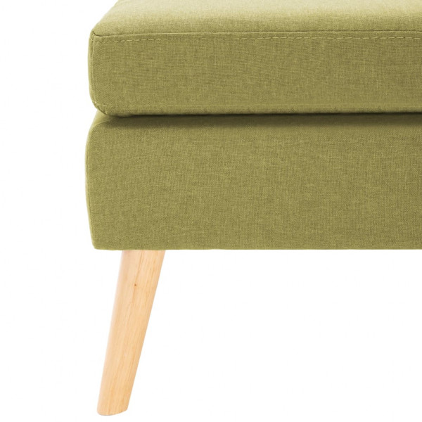 Reposapiés de tela verde M 4