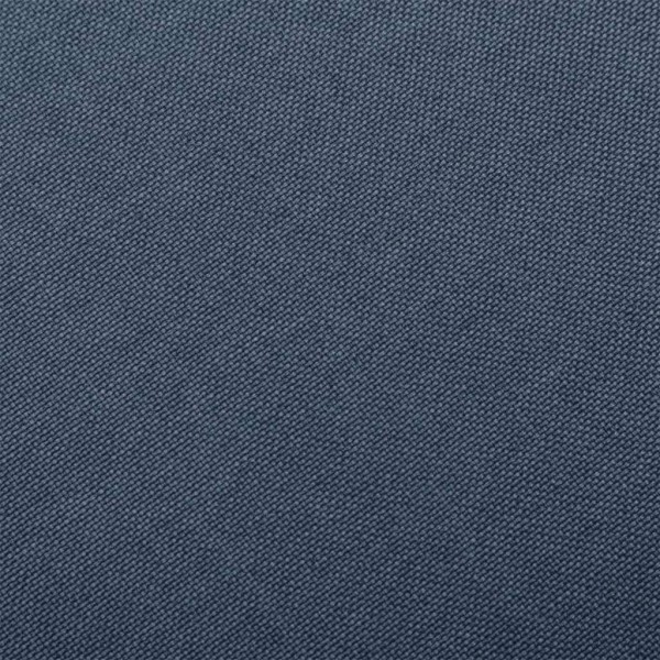 Silla mecedora de tela azul M 5