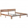 Estructura de cama de madera maciza de sheesham 200x200 cm 2