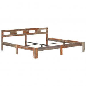 Estructura de cama de madera maciza de sheesham 200x200 cm H