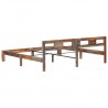 Estructura de cama de madera maciza de sheesham 200x200 cm 5