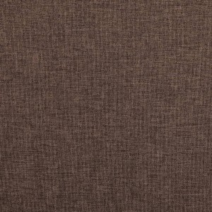 Cortina opaca con ojales look de lino gris taupe 290x245 cm H
