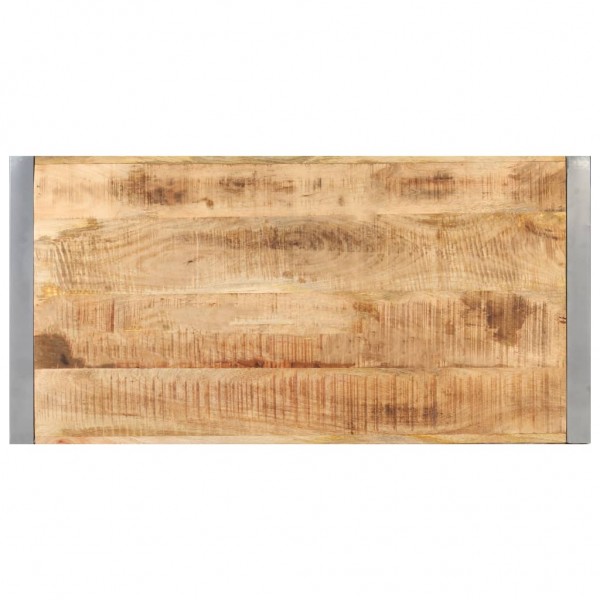 Mesa de centro madera de mango rugosa 120x60x40 cm M 3
