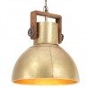 Candeeiro suspenso industrial redondo 25 W 40 cm E27 bronze 1