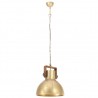 Candeeiro suspenso industrial redondo 25 W 40 cm E27 bronze 5