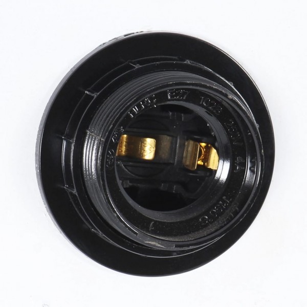 Lámpara colgante industrial 25 W blanca redonda 40 cm E27 M 2