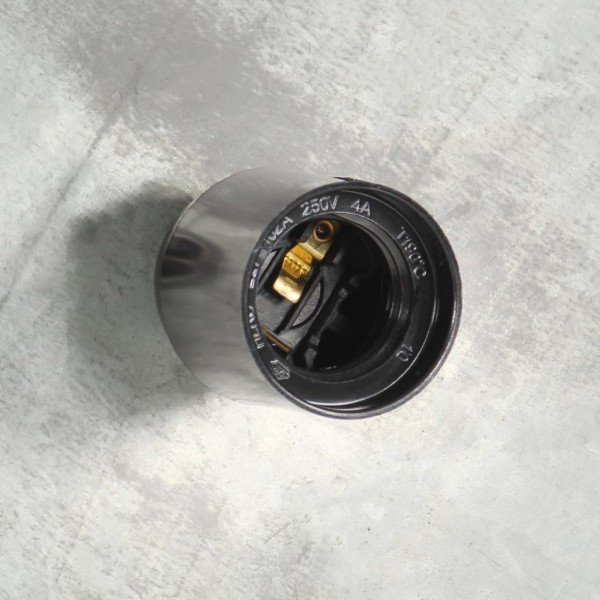 Lâmpada de pingente vintage 25 W chapeado redondo 41 cm E27 M 2