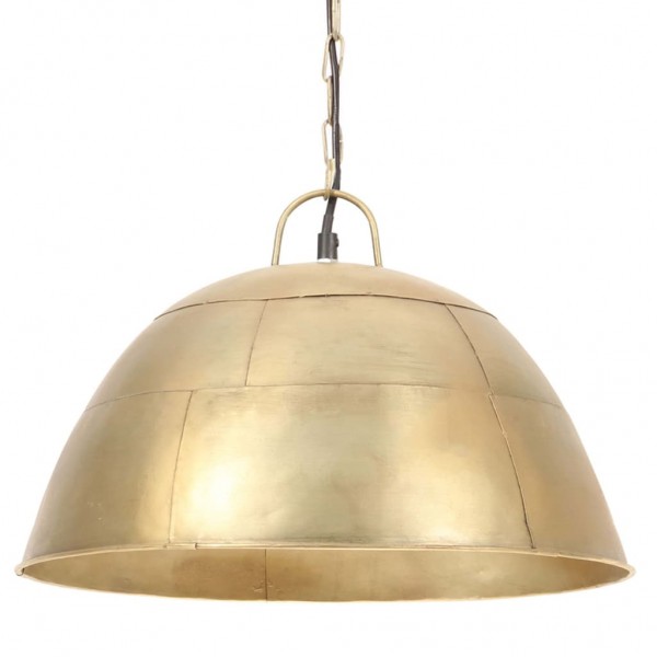 Candeeiro teto vintage indust. redondo 25 W 41 cm E27 bronze M 3