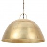 Candeeiro teto vintage indust. redondo 25 W 41 cm E27 bronze 3