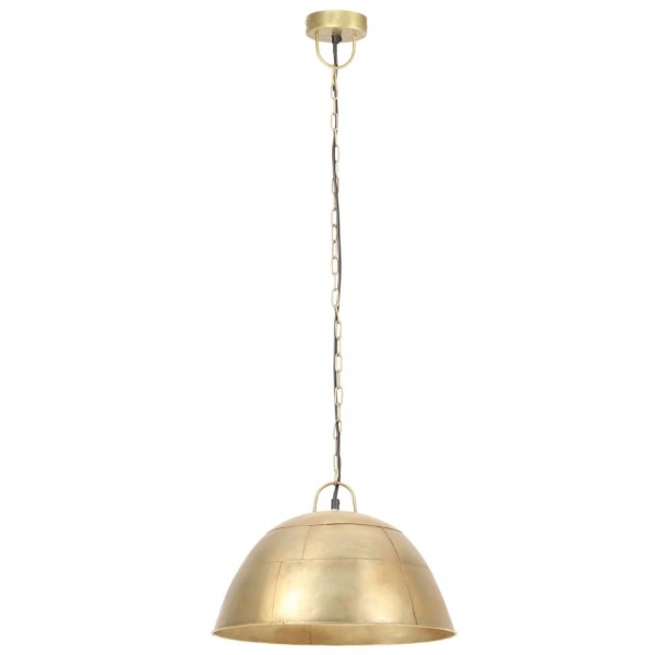Candeeiro teto vintage indust. redondo 25 W 41 cm E27 bronze M 5