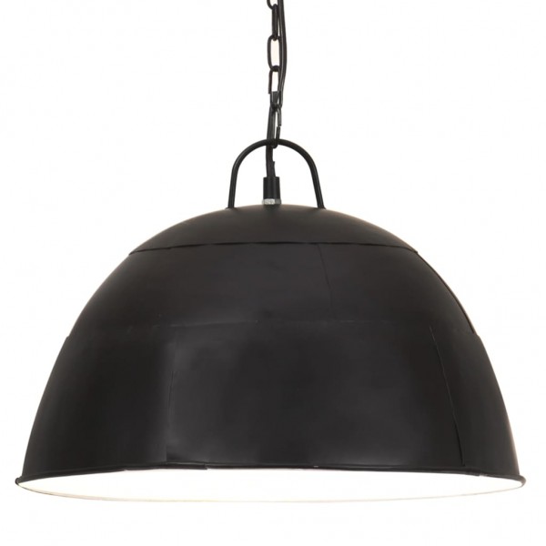 Candeeiro suspenso vintage indust. redondo 25 W 41 cm E27 preto M 3