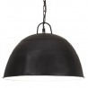 Candeeiro suspenso vintage indust. redondo 25 W 41 cm E27 preto 3