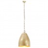 Candeeiro suspenso industrial redondo 25 W 32 cm E27 bronze 4