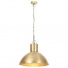 Lâmpada de pingente redonda 25 W bronze 48 cm E27 4