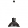 Candeeiro suspenso redondo 25 W 48 cm E27 preto 3