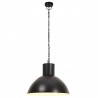 Candeeiro suspenso redondo 25 W 48 cm E27 preto 4