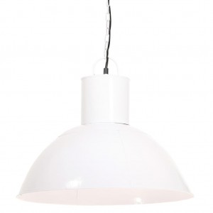 Candeeiro suspenso redondo 25 W 48 cm E27 branco H