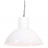 Candeeiro suspenso redondo 25 W 48 cm E27 branco 2