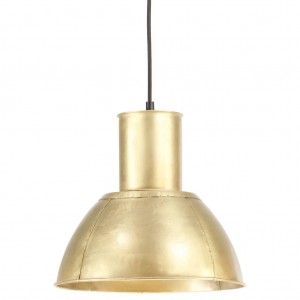 Candeeiro suspenso redondo 25 W 28.5 cm E27 bronze H