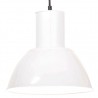 Candeeiro suspenso redondo 25 W 28.5 cm E27 branco 1