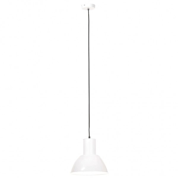Candeeiro suspenso redondo 25 W 28.5 cm E27 branco M 4