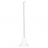 Candeeiro suspenso redondo 25 W 28.5 cm E27 branco 4