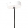 Candeeiro suspenso redondo 25 W 28.5 cm E27 branco 5