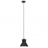 Candeeiro suspenso redondo 25 W 17 cm E27 preto 3