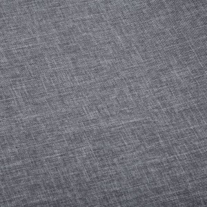 Sillas de comedor 2 unidades tela gris oscuro H