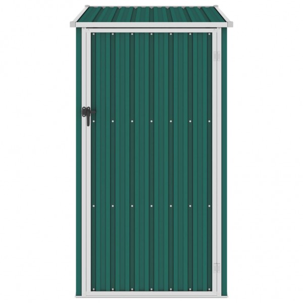 Cobertizo de jardín verde acero galvanizado 87x98x159 cm M 3