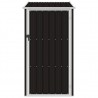 Abrigo de jardim 87x98x159 cm aço galvanizado castanho 3