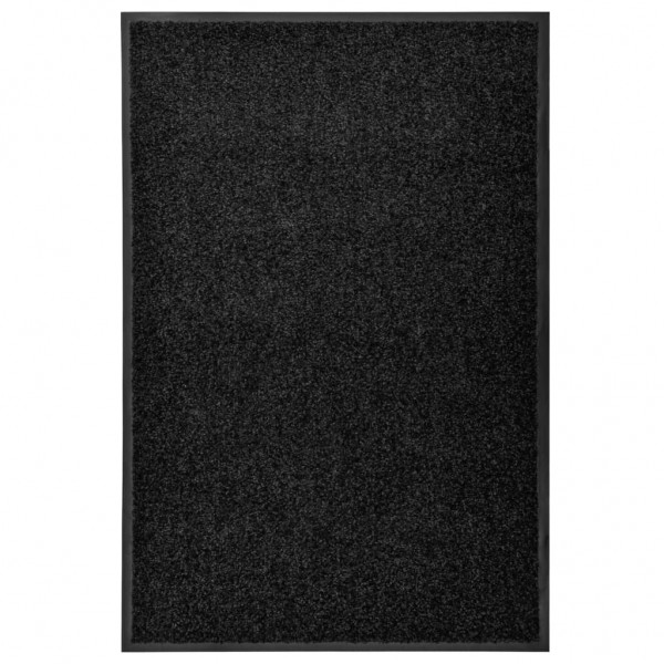 Felpudo lavable negro 60x90 cm D