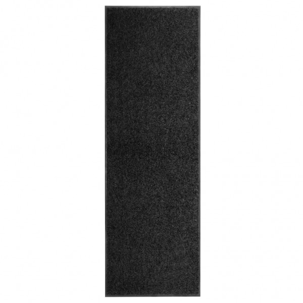 Felpudo lavable negro 60x180 cm D