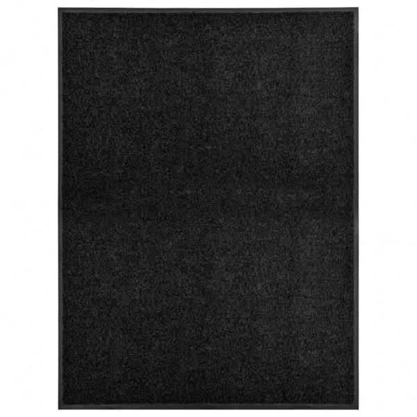 Felpudo lavable negro 90x120 cm D