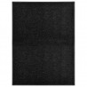 Felpudo lavable negro 90x120 cm 1