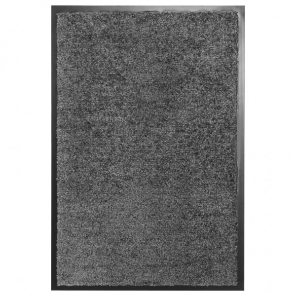 Felpudo lavable gris antracita 40x60 cm D