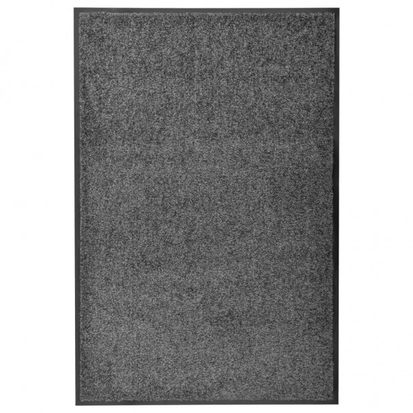 Felpudo lavable gris antracita 60x90 cm D