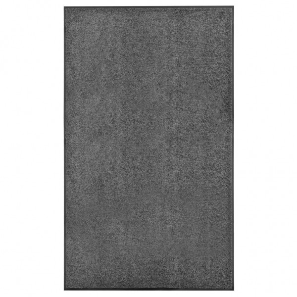 Felpudo lavable gris antracita 90x150 cm D
